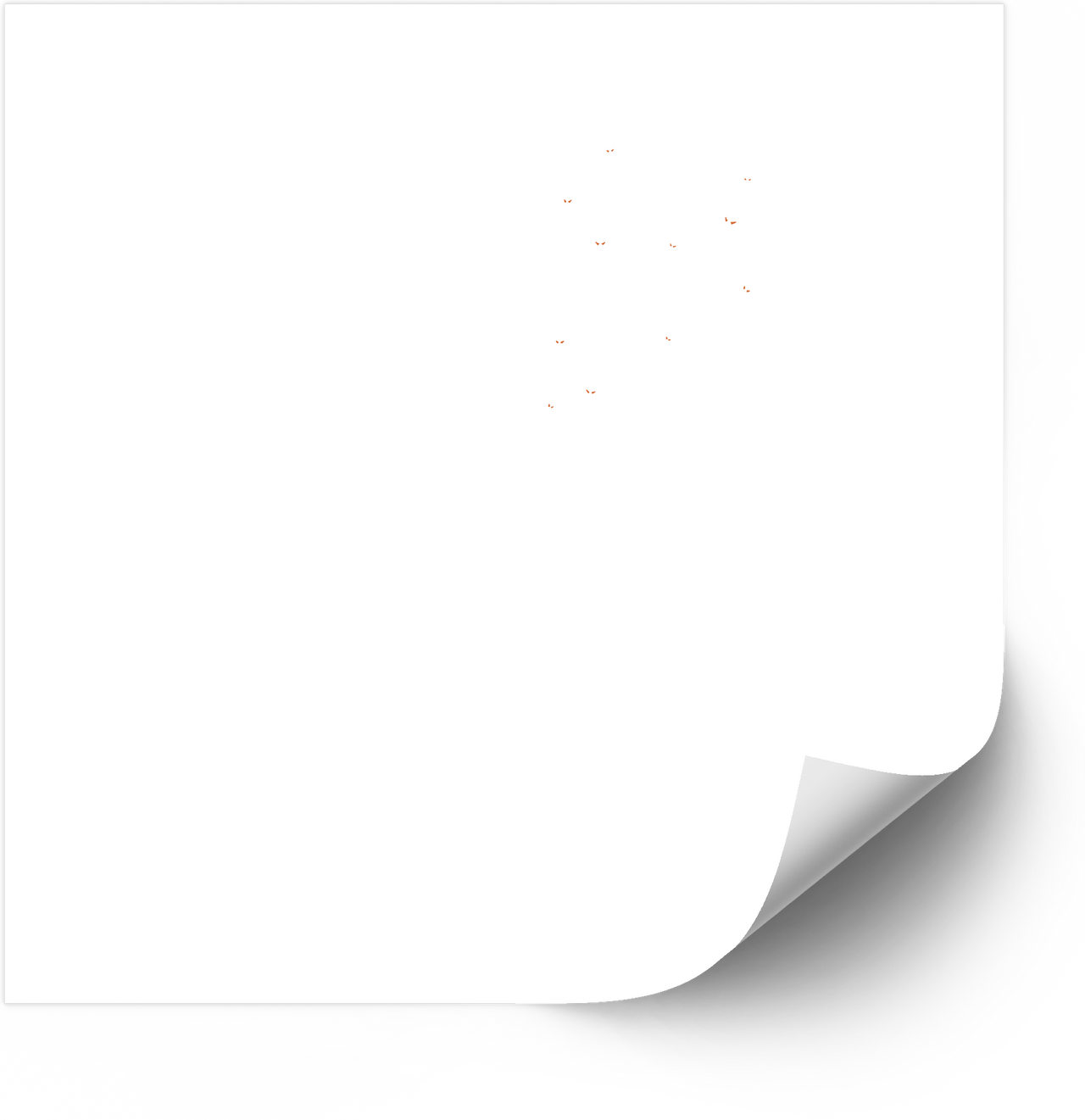 Butterfly Minimalist Sticker | Cute Delicate Nature Vinyl Decal