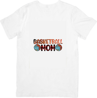 Thumbnail for Basketball Mom T-Shirt | Retro Sports Mom Graphic Tee | Basketball Mom Gift
