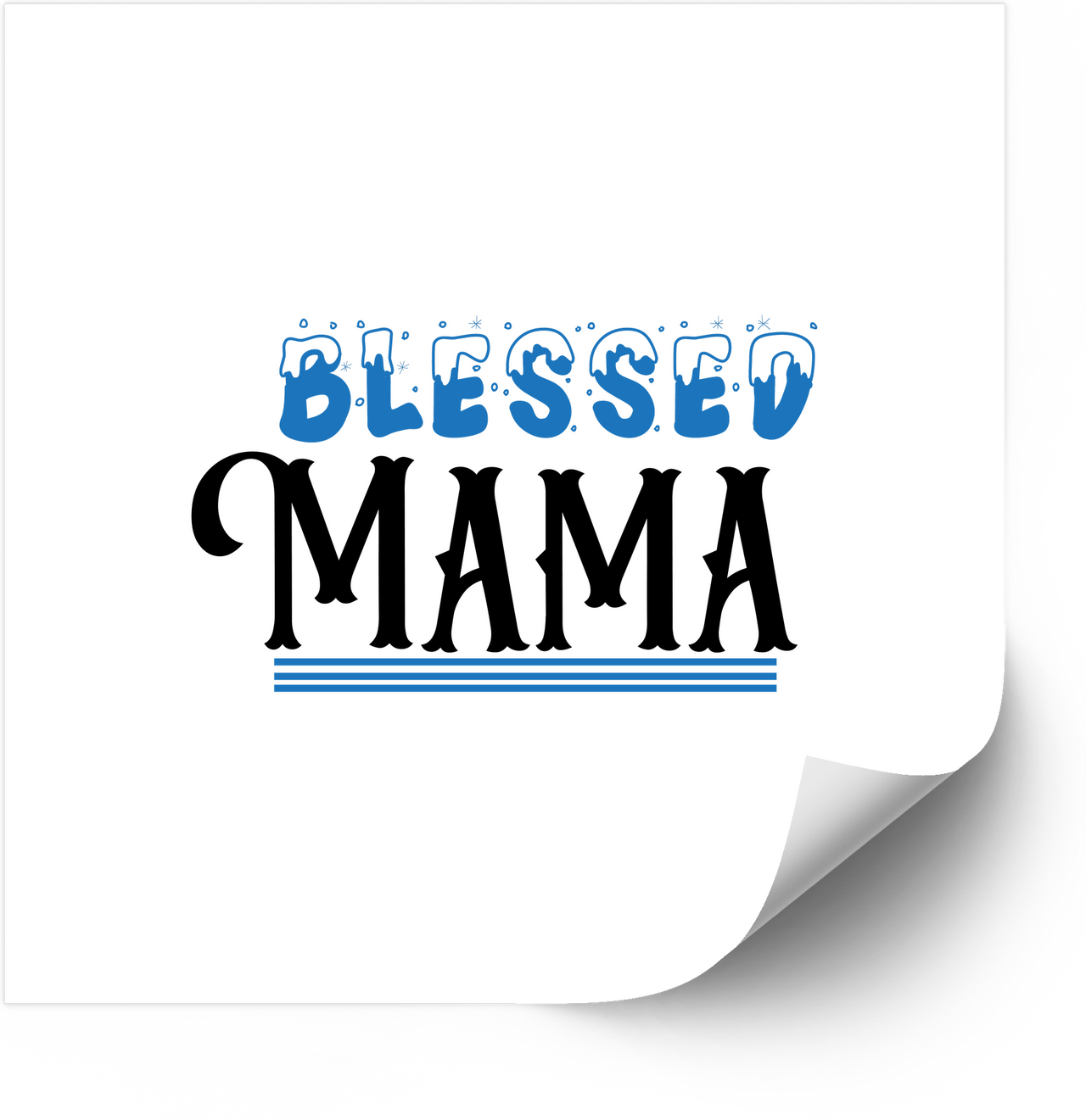 Blessed Mama Sticker | Christian Inspirational Mom Vinyl Decal