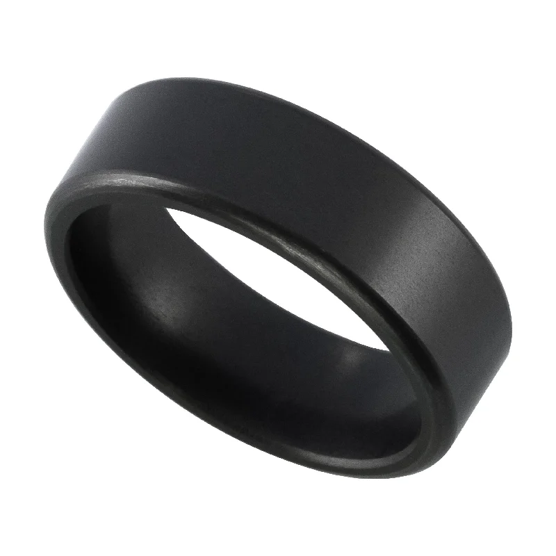 Tennis - Style Women's Diamond Rings with a Continuous Row of Diamonds for a Classic and Versatile LookElysium Kratos Rounded Edge Black Diamond Wedding Ring Tennis - Style Women's Diamond Rings with a Continuous Row of Diamonds for a Classic and Versatile LookElysium Kratos Rounded Edge Black Diamond Wedding Ring