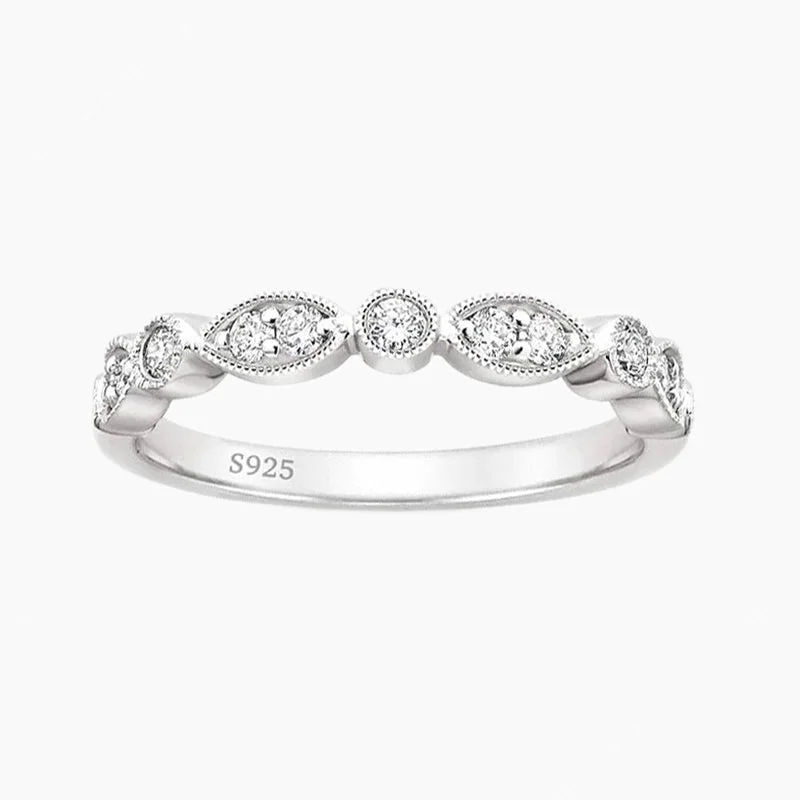 Boho - Style Women's Rings with Turquoise and Leather Accents925 Sterling Silver Wedding Band Eternity Stackable Ring Boho - Style Women's Rings with Turquoise and Leather Accents925 Sterling Silver Wedding Band Eternity Stackable Ring