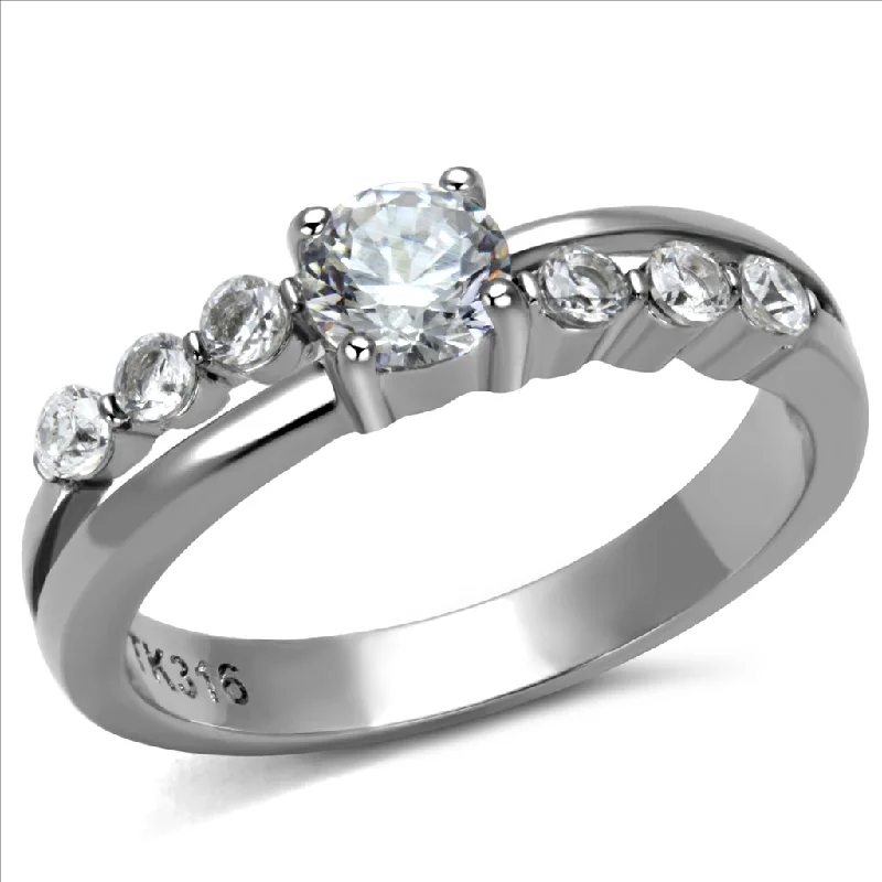 Anniversary rings with birthstones of both partnersCJE2865 Wholesale Stainless Steel AAA Grade CZ Ring Anniversary rings with birthstones of both partnersCJE2865 Wholesale Stainless Steel AAA Grade CZ Ring