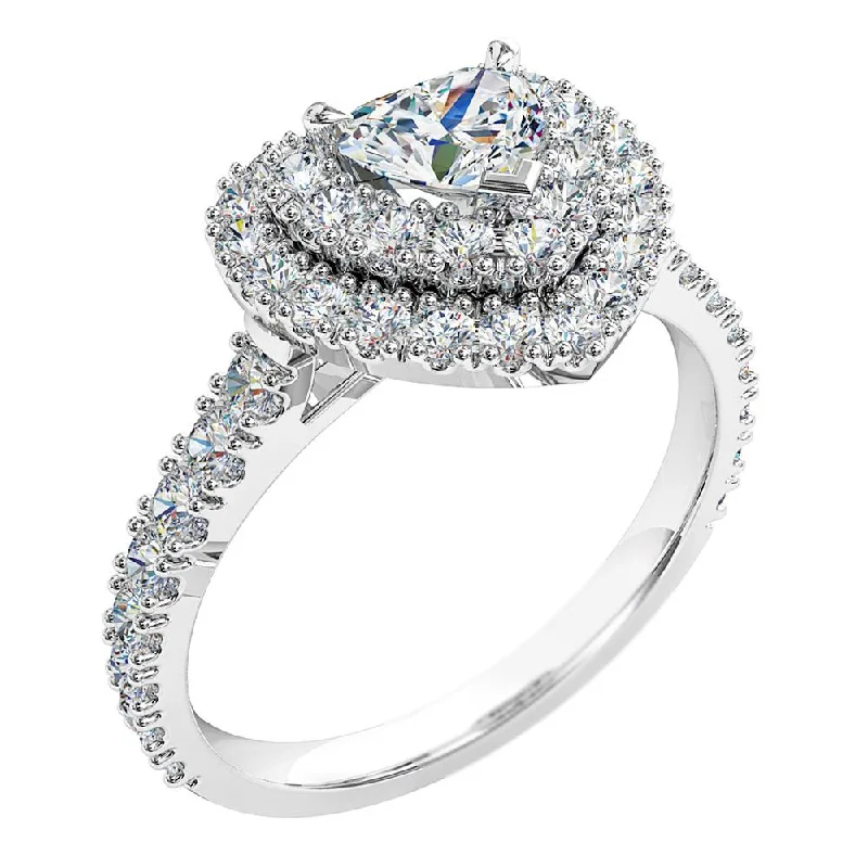 Men's Tanzanite Engagement Rings in Palladium with a Three - Stone ArrangementCéline Men's Tanzanite Engagement Rings in Palladium with a Three - Stone ArrangementCéline