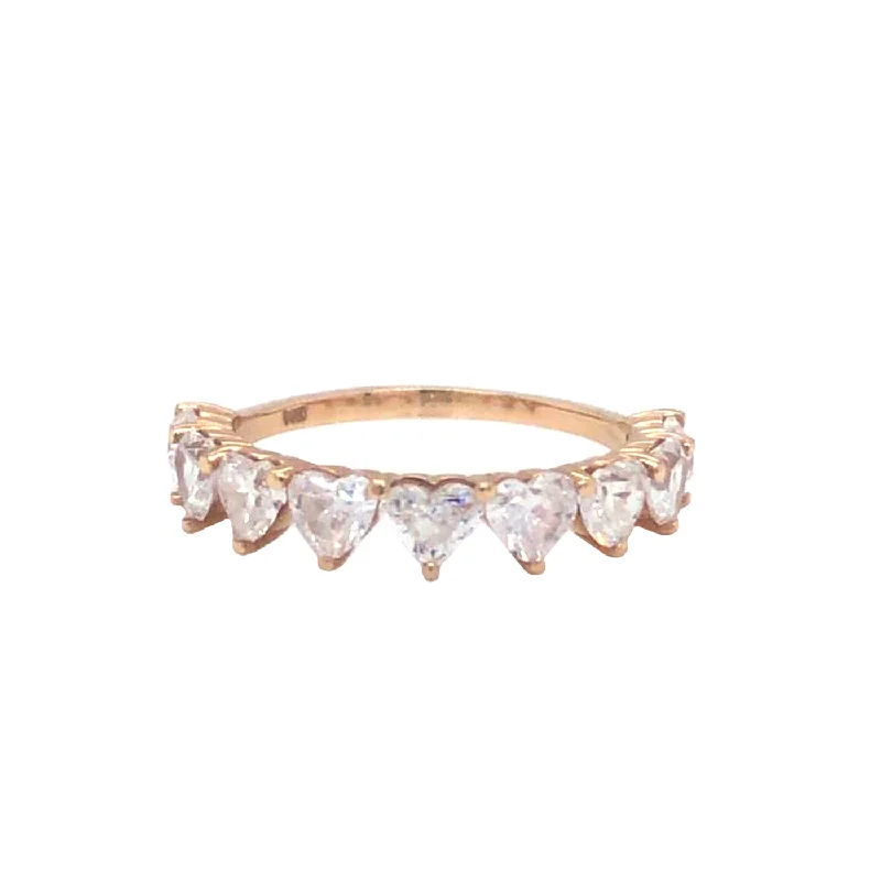 Art Deco - Inspired Women's Diamond Rings with Geometric Designs and Baguette - Cut Diamonds1.72ct Heart Shape Diamond Half Eternity 14K White Gold Band Ring G-H Color Art Deco - Inspired Women's Diamond Rings with Geometric Designs and Baguette - Cut Diamonds1.72ct Heart Shape Diamond Half Eternity 14K White Gold Band Ring G-H Color