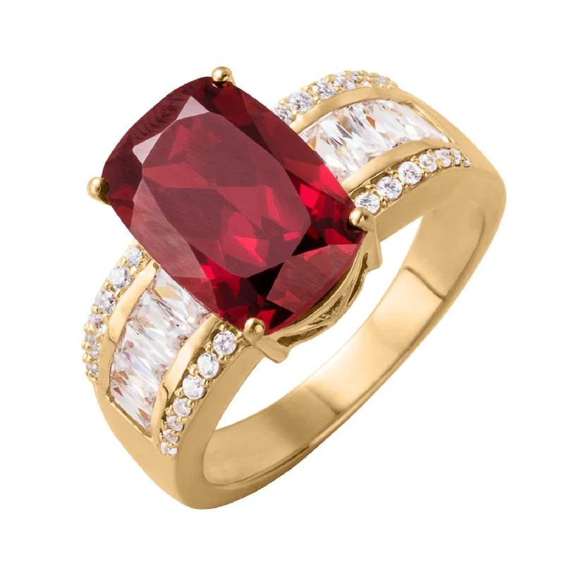 Boho - Style Women's Rings with Turquoise and Leather AccentsShield Garnet Ring