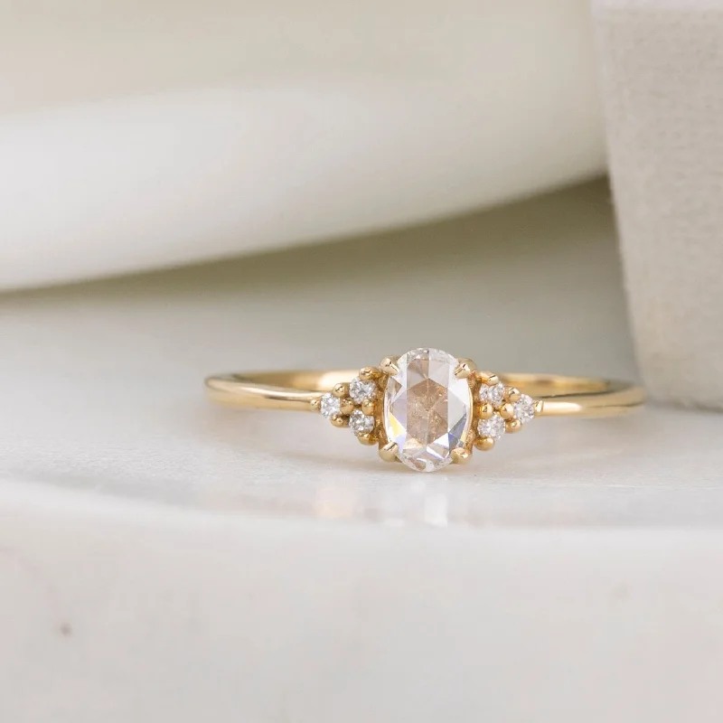 Princess - Cut Women's Diamond Rings in White Gold with a High - Clarity Diamond for a Modern LookTeresa Ring, 0.45ct Rose Cut Diamond, 14k Yellow Gold (One of a kind) Princess - Cut Women's Diamond Rings in White Gold with a High - Clarity Diamond for a Modern LookTeresa Ring, 0.45ct Rose Cut Diamond, 14k Yellow Gold (One of a kind)