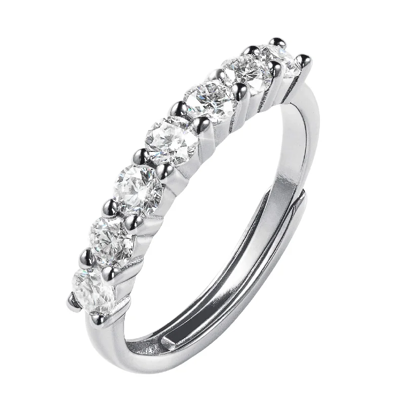 Floral - Patterned Women's Rings in 18K Yellow Gold for a Feminine LookInfinite Shine Eternity Ladies Ring Floral - Patterned Women's Rings in 18K Yellow Gold for a Feminine LookInfinite Shine Eternity Ladies Ring