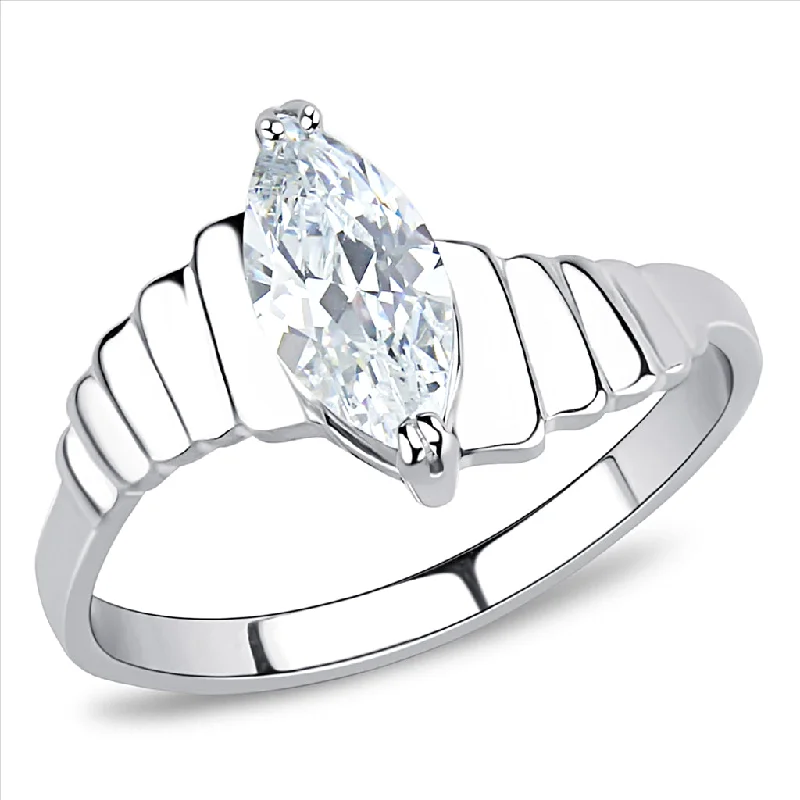 Anniversary rings with a pave diamond setting for extra sparkleCJE3429 Wholesale Women's Stainless Steel Clear AAA Grade CZ Ring Anniversary rings with a pave diamond setting for extra sparkleCJE3429 Wholesale Women's Stainless Steel Clear AAA Grade CZ Ring