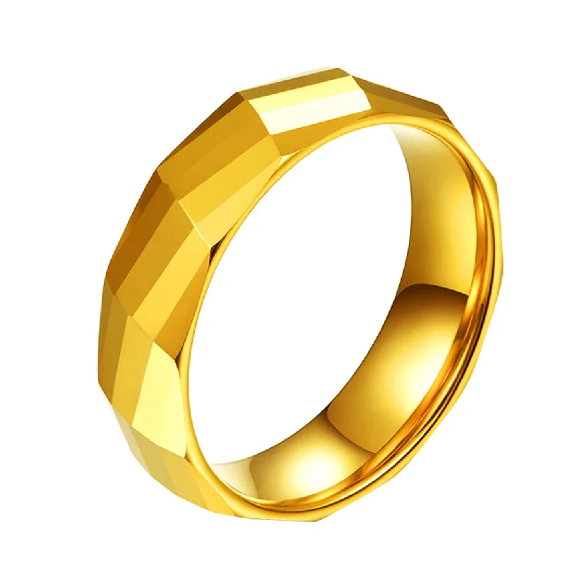 Men's classic silver wedding rings with simple bandsPentagon