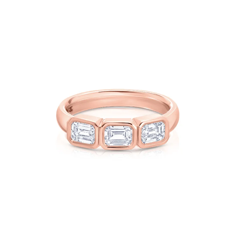 Pinky Rings with a Matte Finish for a Modern and Understated VibeEmerald Trio Pinky Ring Pinky Rings with a Matte Finish for a Modern and Understated VibeEmerald Trio Pinky Ring