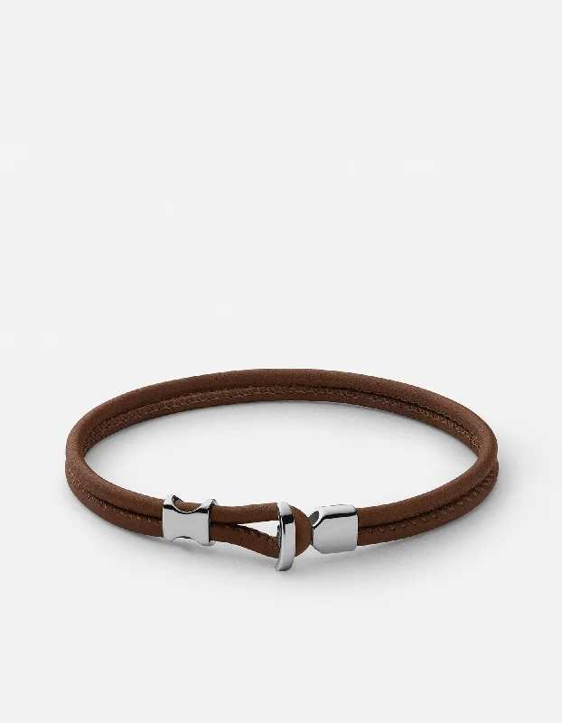 Women's Rings with Hidden Compartments for Secret KeepsakesOrson Loop Leather Bracelet, Sterling Silver Women's Rings with Hidden Compartments for Secret KeepsakesOrson Loop Leather Bracelet, Sterling Silver