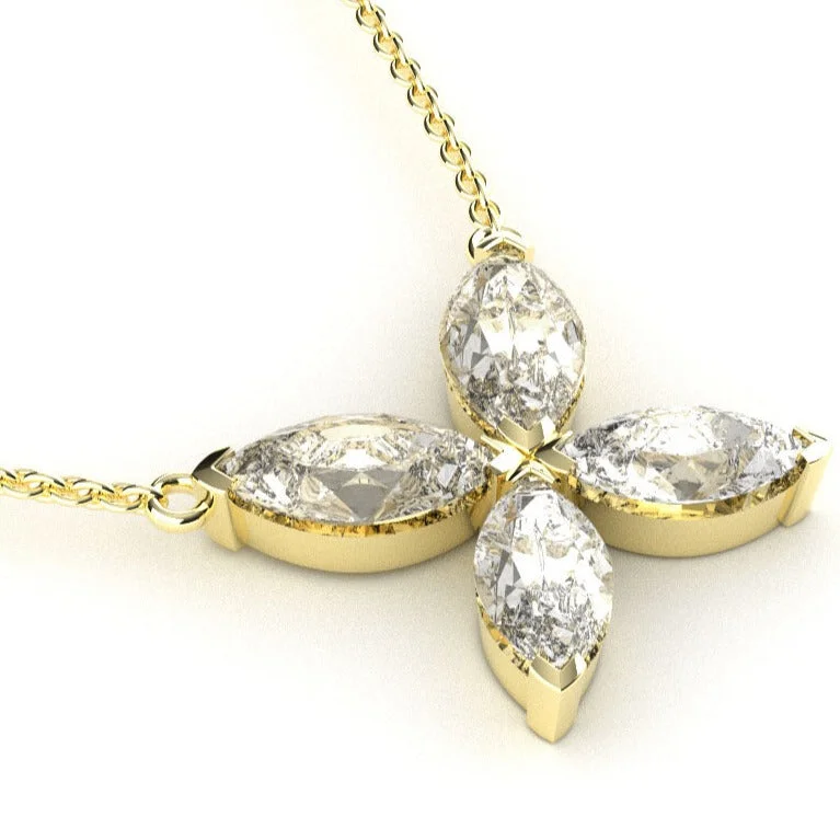 Tennis - Style Women's Diamond Rings with a Continuous Row of Diamonds for a Classic and Versatile LookFairtrade Yellow Gold Lab Diamond Petal Pendant Tennis - Style Women's Diamond Rings with a Continuous Row of Diamonds for a Classic and Versatile LookFairtrade Yellow Gold Lab Diamond Petal Pendant