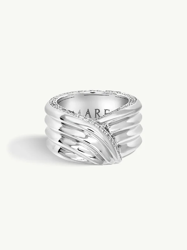 Silicone Women's Rings for a Comfortable and Durable OptionPharaoh I Pavé-Set Brilliant White Diamond Ring In Platinum Silicone Women's Rings for a Comfortable and Durable OptionPharaoh I Pavé-Set Brilliant White Diamond Ring In Platinum
