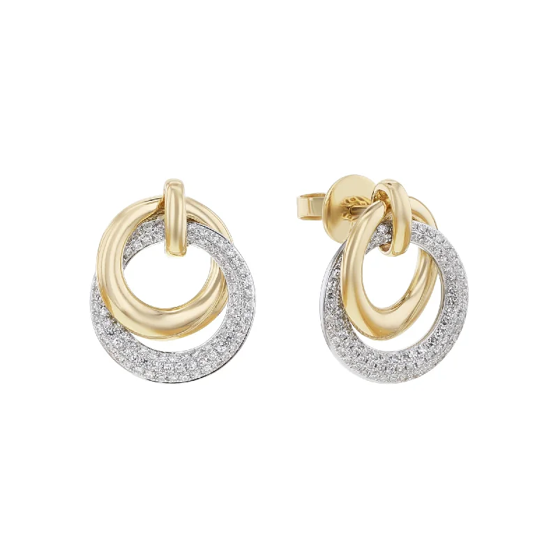 Men's Tourmaline Engagement Rings in 18K Two - Tone Gold with a Floral - Inspired SettingEncircled in Elegance Diamond Earrings Men's Tourmaline Engagement Rings in 18K Two - Tone Gold with a Floral - Inspired SettingEncircled in Elegance Diamond Earrings