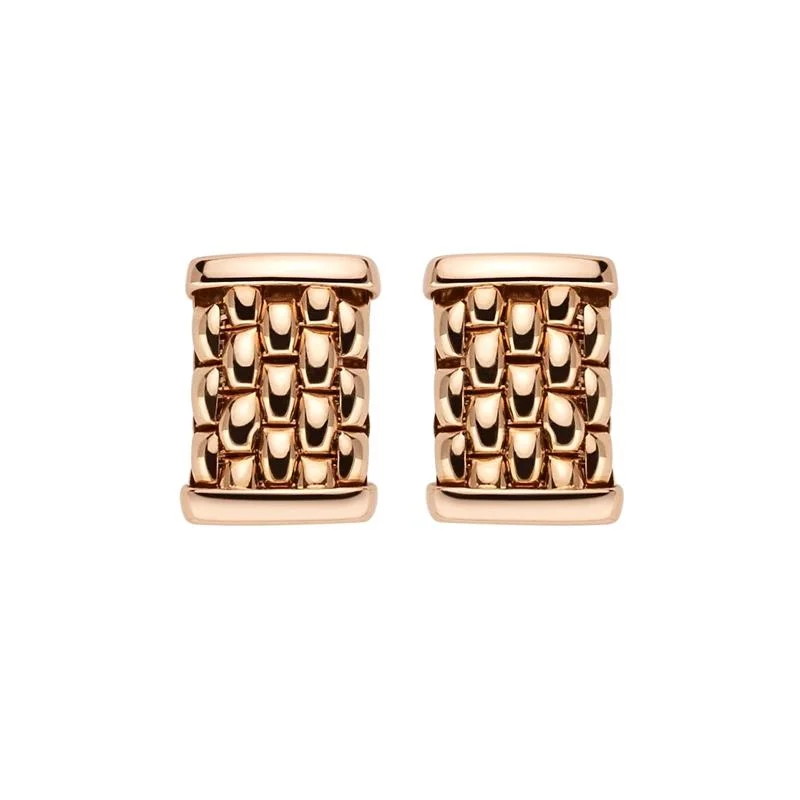 Fope Essentials 18ct Rose Gold Stud Earrings