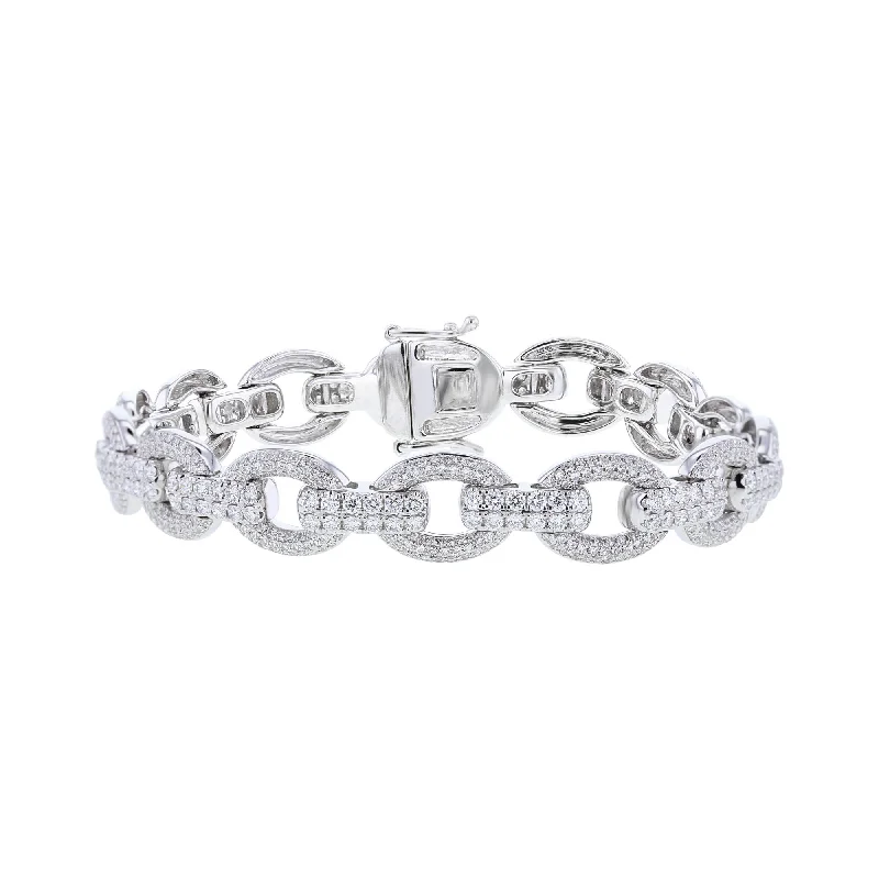 Men's Garnet Engagement Rings in 18K Gold Vermeil with Intricate Engraved DetailsYvonne Diamond Link Bracelet Men's Garnet Engagement Rings in 18K Gold Vermeil with Intricate Engraved DetailsYvonne Diamond Link Bracelet