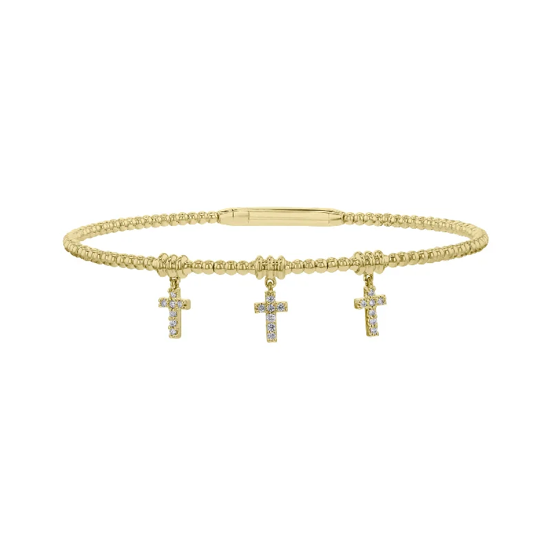 Men's Emerald Engagement Rings with 14K Yellow Gold and Vintage - Style FiligreeBlessed Trinity Cross Diamond Bangle Men's Emerald Engagement Rings with 14K Yellow Gold and Vintage - Style FiligreeBlessed Trinity Cross Diamond Bangle