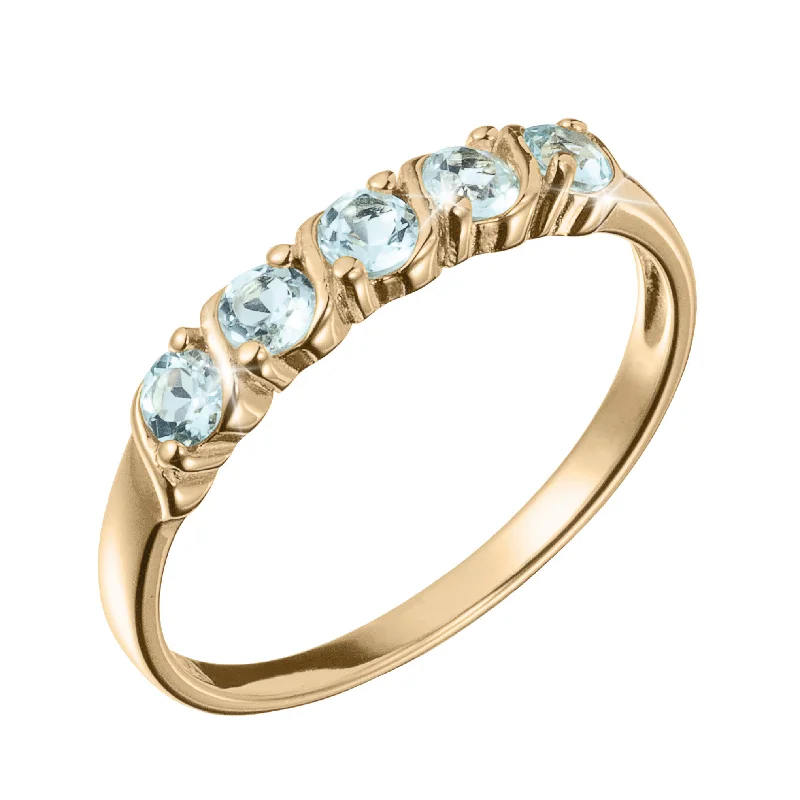 Floral - Patterned Women's Rings in 18K Yellow Gold for a Feminine LookEternal Glow Topaz Ring Floral - Patterned Women's Rings in 18K Yellow Gold for a Feminine LookEternal Glow Topaz Ring