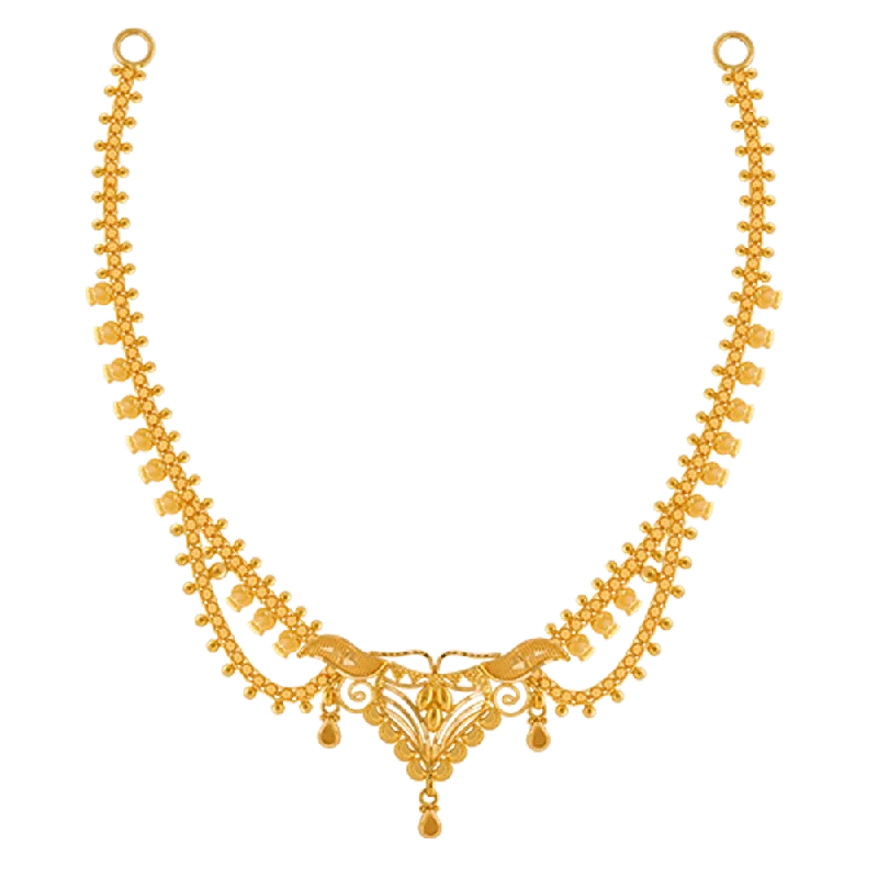 Art Deco - Inspired Women's Diamond Rings with Geometric Designs and Baguette - Cut Diamonds22k Yellow Gold Necklace Art Deco - Inspired Women's Diamond Rings with Geometric Designs and Baguette - Cut Diamonds22k Yellow Gold Necklace