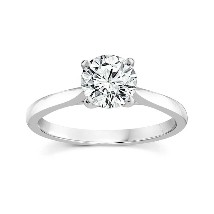 Adjustable Women's Diamond Rings with a Flexible Band for a Comfortable and Custom Fit18ct White Gold 1.00ct F/VS2 Lab Grown Diamond Solitaire Ring Adjustable Women's Diamond Rings with a Flexible Band for a Comfortable and Custom Fit18ct White Gold 1.00ct F/VS2 Lab Grown Diamond Solitaire Ring