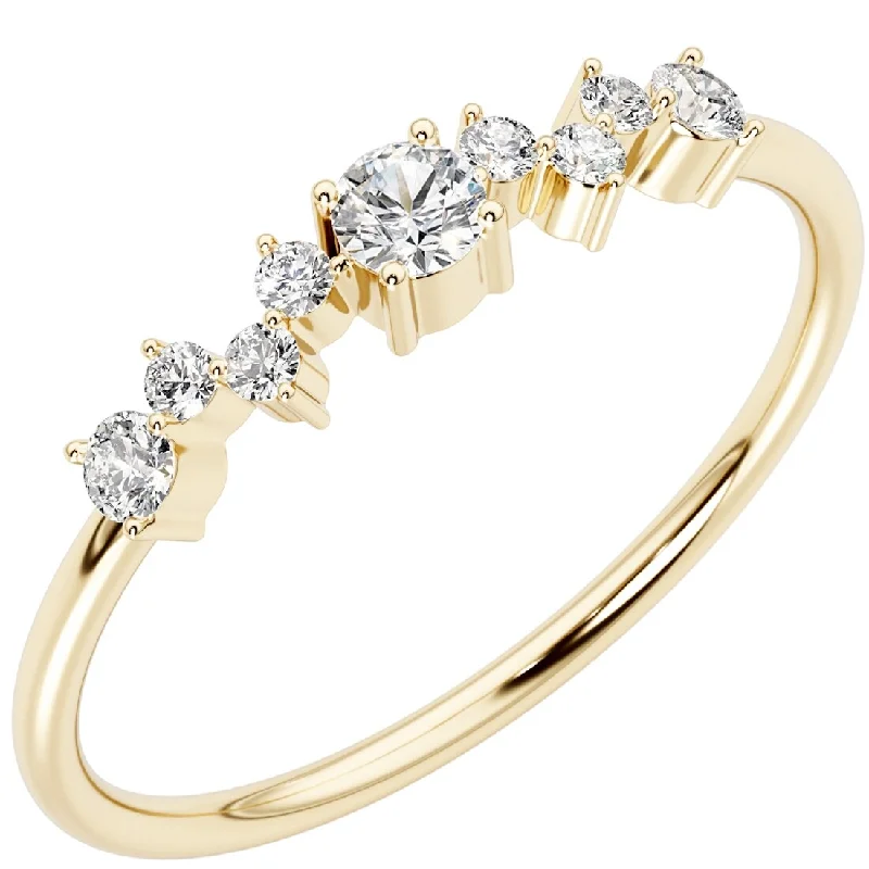 Marquise - Cut Women's Diamond Rings in Palladium for a Unique and Elongated Shape14k Gold Plated Sterling Silver Lab Diamond 1/6 ct Stacking Ring Band Marquise - Cut Women's Diamond Rings in Palladium for a Unique and Elongated Shape14k Gold Plated Sterling Silver Lab Diamond 1/6 ct Stacking Ring Band