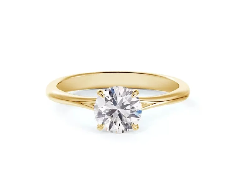 Men's Peridot Engagement Rings in 14K Gold - Filled Metal with a Micro - Pave SettingForevermark Icon™ Setting Round Engagement Ring Men's Peridot Engagement Rings in 14K Gold - Filled Metal with a Micro - Pave SettingForevermark Icon™ Setting Round Engagement Ring