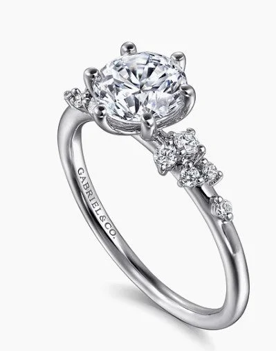 Men's Agate Engagement Rings in Sterling Silver with a Mosaic - Style InlayReena - 14K White Gold Round Diamond Engagement Ring (Setting Only) Men's Agate Engagement Rings in Sterling Silver with a Mosaic - Style InlayReena - 14K White Gold Round Diamond Engagement Ring (Setting Only)