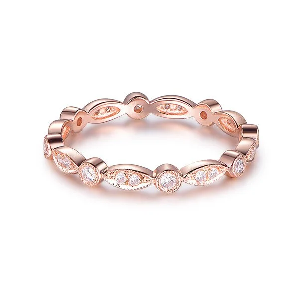 Anniversary rings with a halo setting around the center stoneArt Deco Pavé-Set Diamond Milgrain Eternity Band Anniversary rings with a halo setting around the center stoneArt Deco Pavé-Set Diamond Milgrain Eternity Band