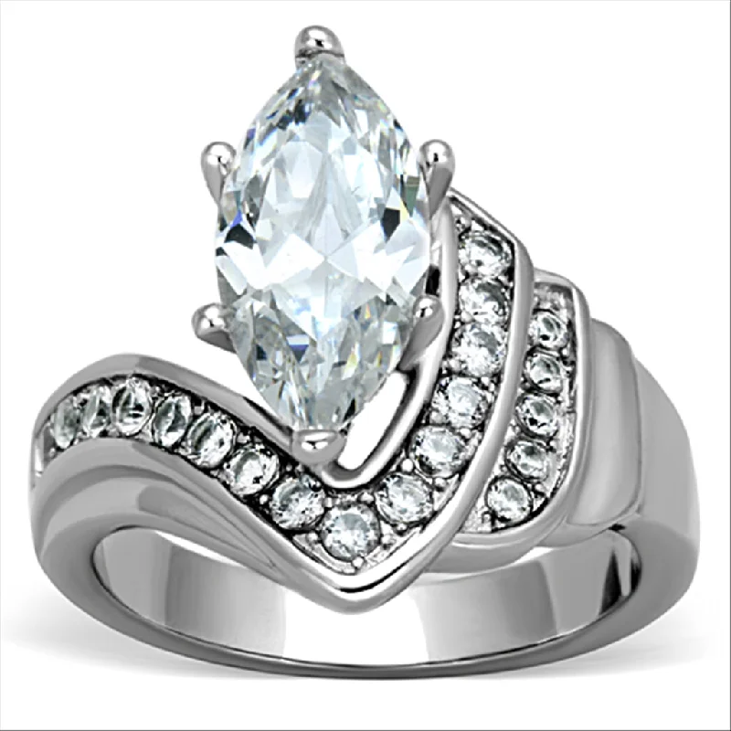 Ruby anniversary rings symbolizing love and passionCJG2095 Stainless Steel AAA Grade CZ Ring Ruby anniversary rings symbolizing love and passionCJG2095 Stainless Steel AAA Grade CZ Ring