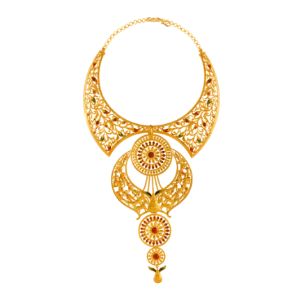 Pear - Shaped Women's Diamond Rings in Yellow Gold with a Single - Diamond Pendant LookBeautiful 22k Gold Necklace With Floral Kolka Work In Meenakari Style Pear - Shaped Women's Diamond Rings in Yellow Gold with a Single - Diamond Pendant LookBeautiful 22k Gold Necklace With Floral Kolka Work In Meenakari Style