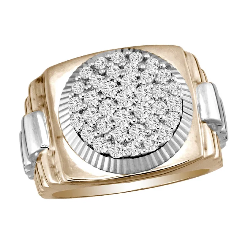 Signature - Design Women's Diamond Rings with a Brand - Specific Pattern and High - Quality Diamonds14K 1.00CT DIAM MENS RING Signature - Design Women's Diamond Rings with a Brand - Specific Pattern and High - Quality Diamonds14K 1.00CT DIAM MENS RING