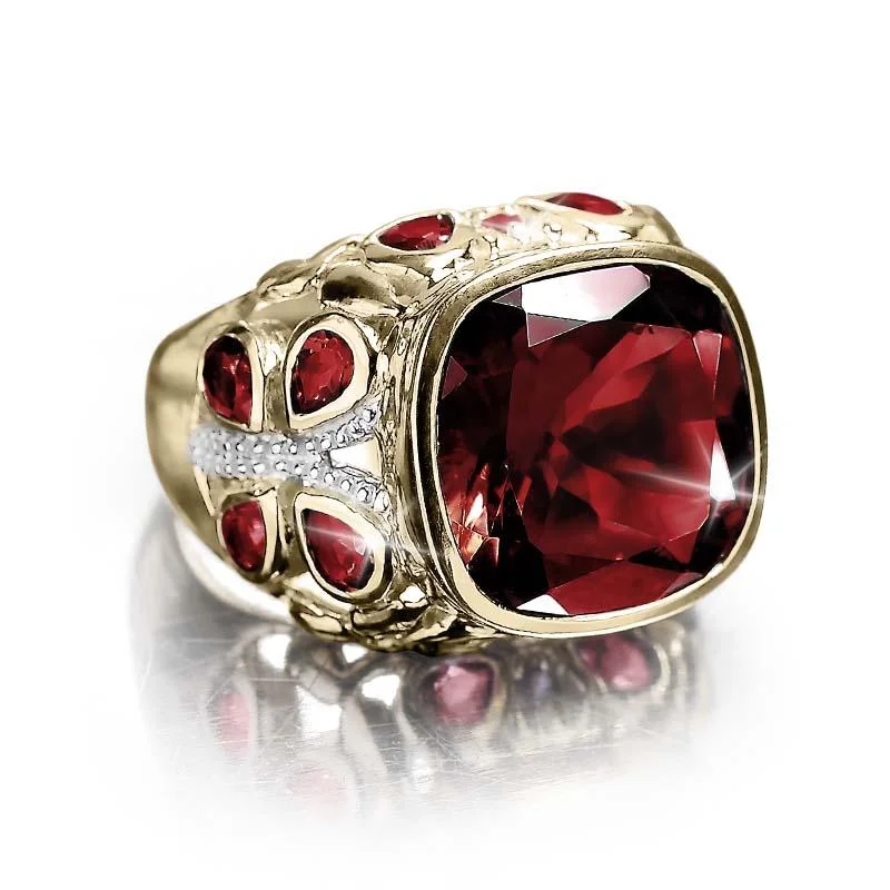 Women's Infinity Symbol Rings in Rose Gold for a Romantic TouchSpringtime Garnet Ring Women's Infinity Symbol Rings in Rose Gold for a Romantic TouchSpringtime Garnet Ring