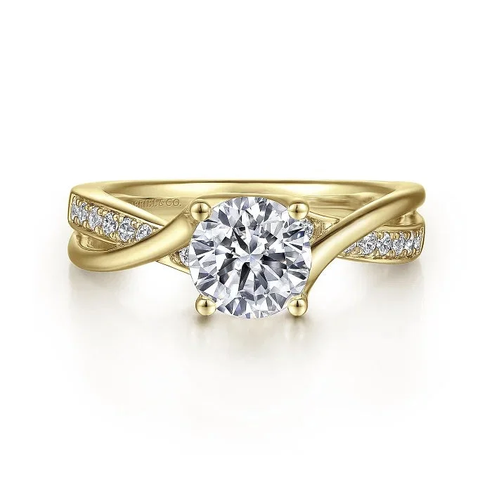 Men's Opal Engagement Rings in 10K Gold with a Milgrain - Trimmed BandAleesa - 14K Yellow Gold Round Diamond Twisted Engagement Ring Men's Opal Engagement Rings in 10K Gold with a Milgrain - Trimmed BandAleesa - 14K Yellow Gold Round Diamond Twisted Engagement Ring