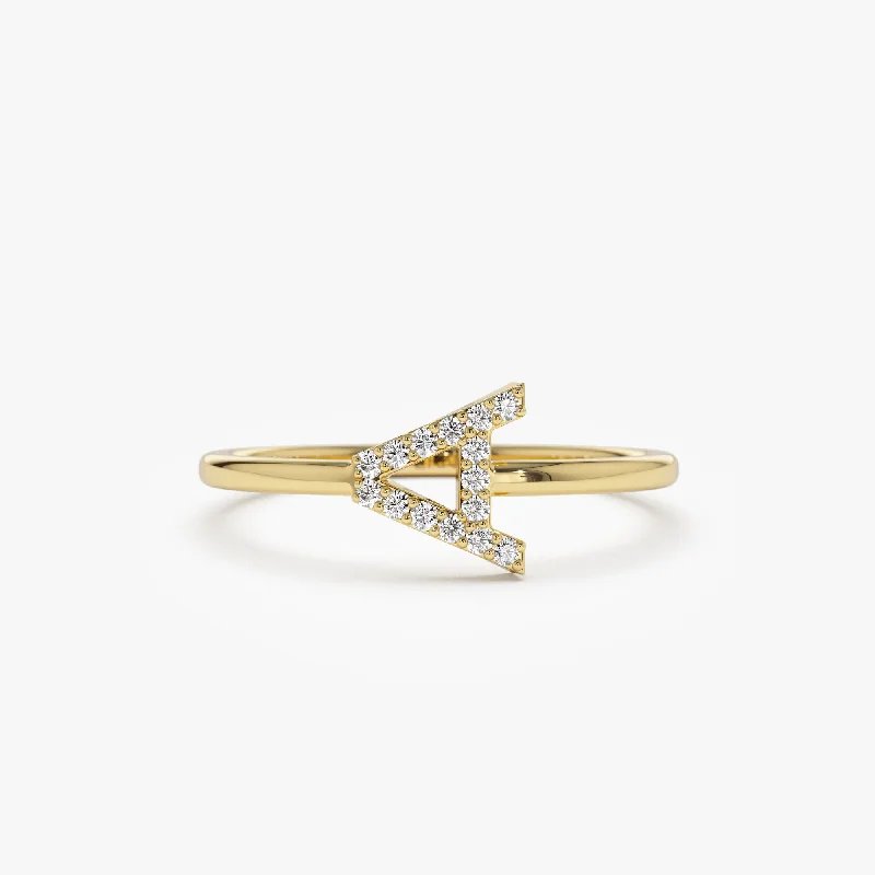 Women's Solitaire Diamond Rings with Round - Cut Diamonds and Platinum Settings for an Elegant Engagement14k Sideways Diamond Letter Personalized Ring Women's Solitaire Diamond Rings with Round - Cut Diamonds and Platinum Settings for an Elegant Engagement14k Sideways Diamond Letter Personalized Ring
