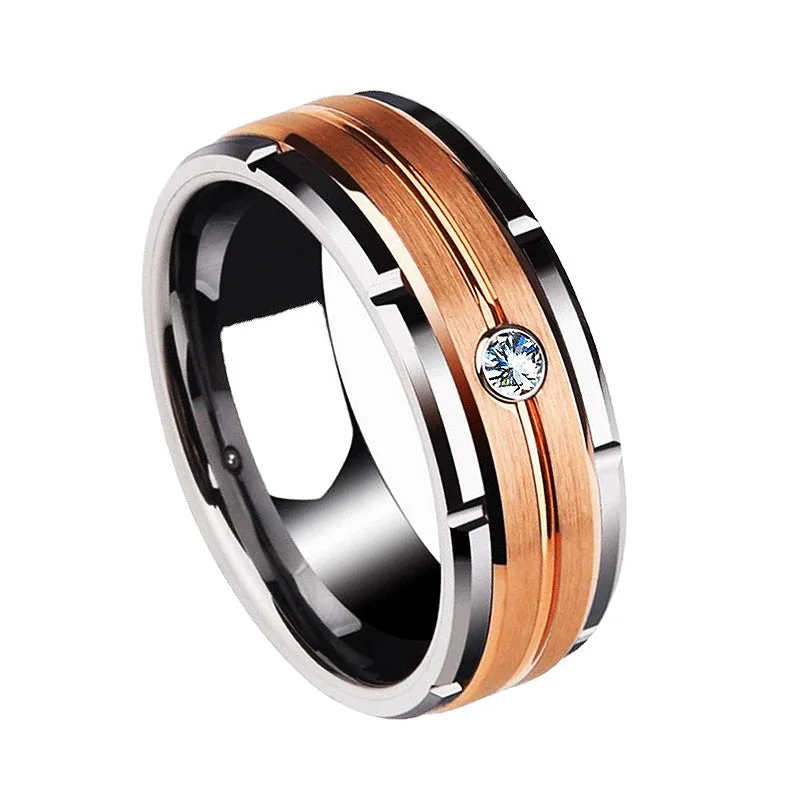 Men's tribal - print rings for a unique aestheticEkon