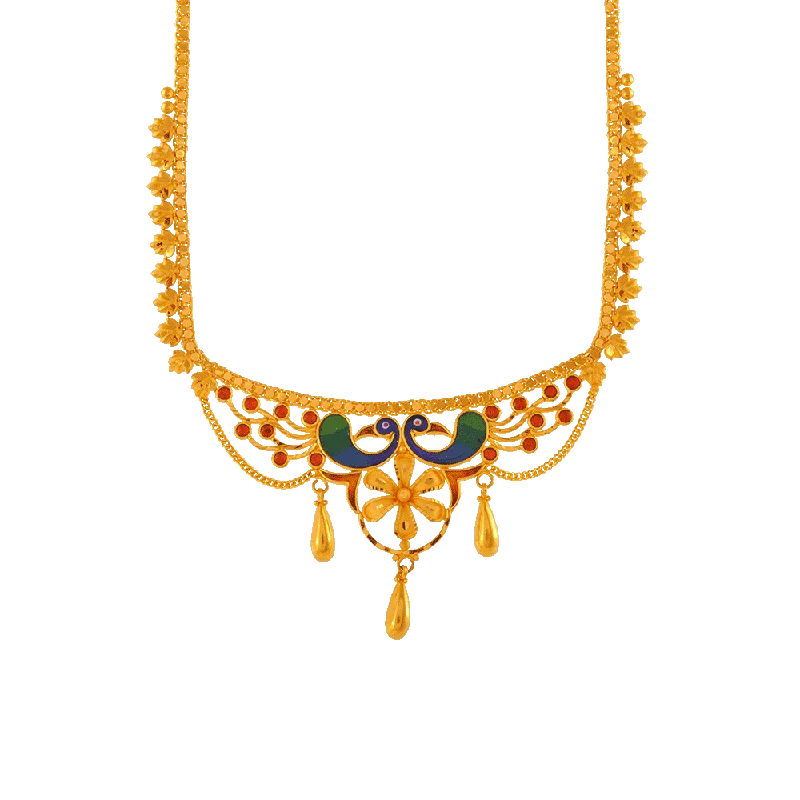 Tennis - Style Women's Diamond Rings with a Continuous Row of Diamonds for a Classic and Versatile LookP.c. Chandra Jewellers 22KT Yellow Gold Necklace For Women Tennis - Style Women's Diamond Rings with a Continuous Row of Diamonds for a Classic and Versatile LookP.c. Chandra Jewellers 22KT Yellow Gold Necklace For Women