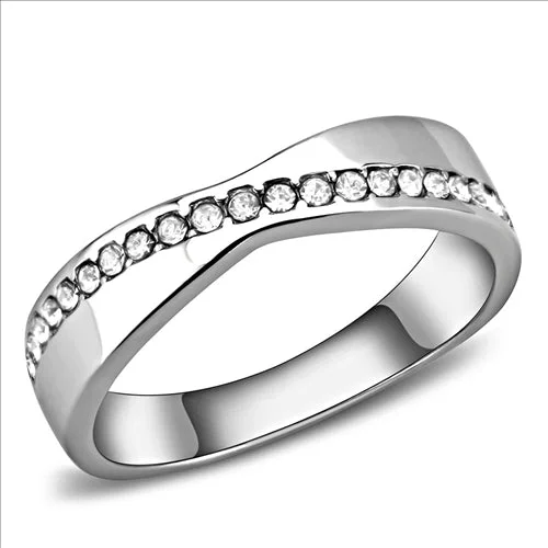 Solitaire diamond anniversary rings for a simple yet stunning lookCJE3501 Wholesale Women Stainless Steel High polished Top Grade Crystal Clear Ring Solitaire diamond anniversary rings for a simple yet stunning lookCJE3501 Wholesale Women Stainless Steel High polished Top Grade Crystal Clear Ring