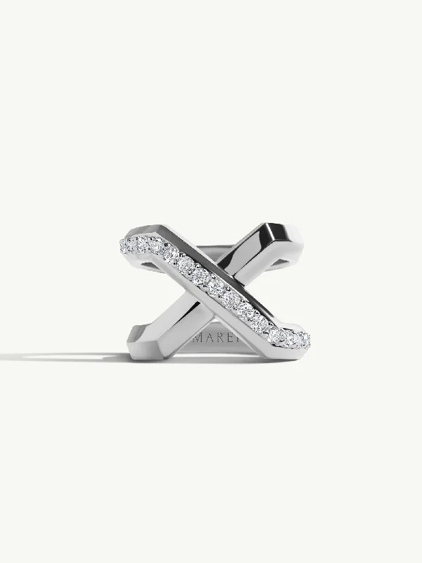Silicone Women's Rings for a Comfortable and Durable OptionExquis XL Infinity Ring With Pavé-Set Brilliant White Diamonds In 18K White Gold Silicone Women's Rings for a Comfortable and Durable OptionExquis XL Infinity Ring With Pavé-Set Brilliant White Diamonds In 18K White Gold