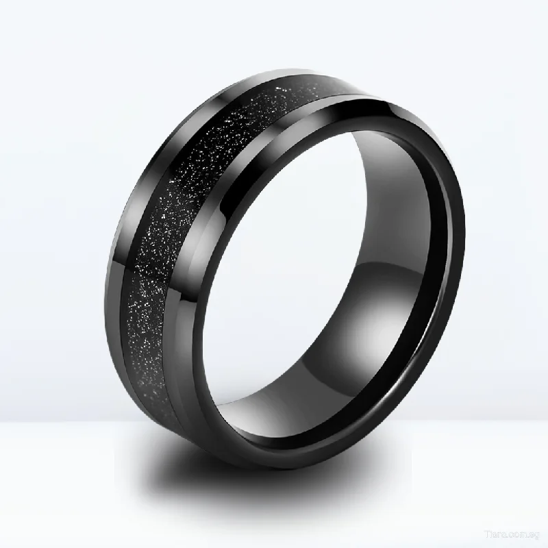 Men's tribal - print rings for a unique aestheticStars in the Night