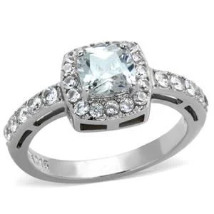 Art deco - style anniversary rings with geometric patternsCJE1899N Wholesale Women's Stainless Steel Clear AAA Grade CZ Ring Art deco - style anniversary rings with geometric patternsCJE1899N Wholesale Women's Stainless Steel Clear AAA Grade CZ Ring