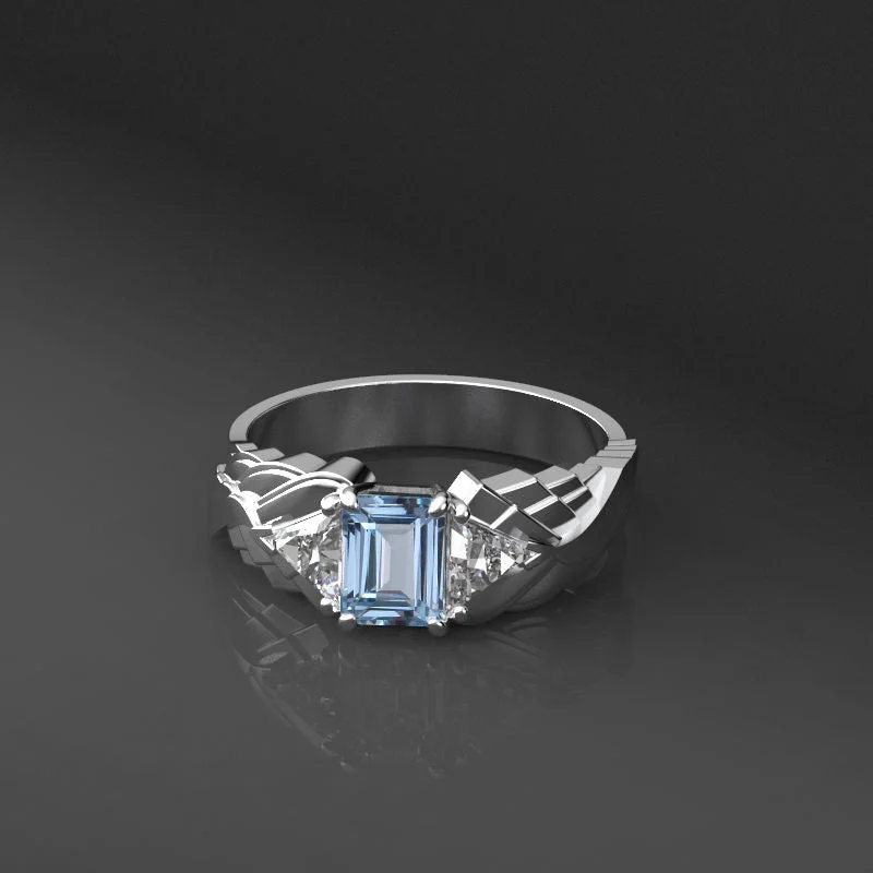 Men's two - tone rings combining silver and gold4 Carat Giliarto Genuine Natural Aquamarine Men's Gold Ring. Men's two - tone rings combining silver and gold4 Carat Giliarto Genuine Natural Aquamarine Men's Gold Ring.