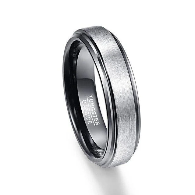 Men's classic silver wedding rings with simple bandsInga
