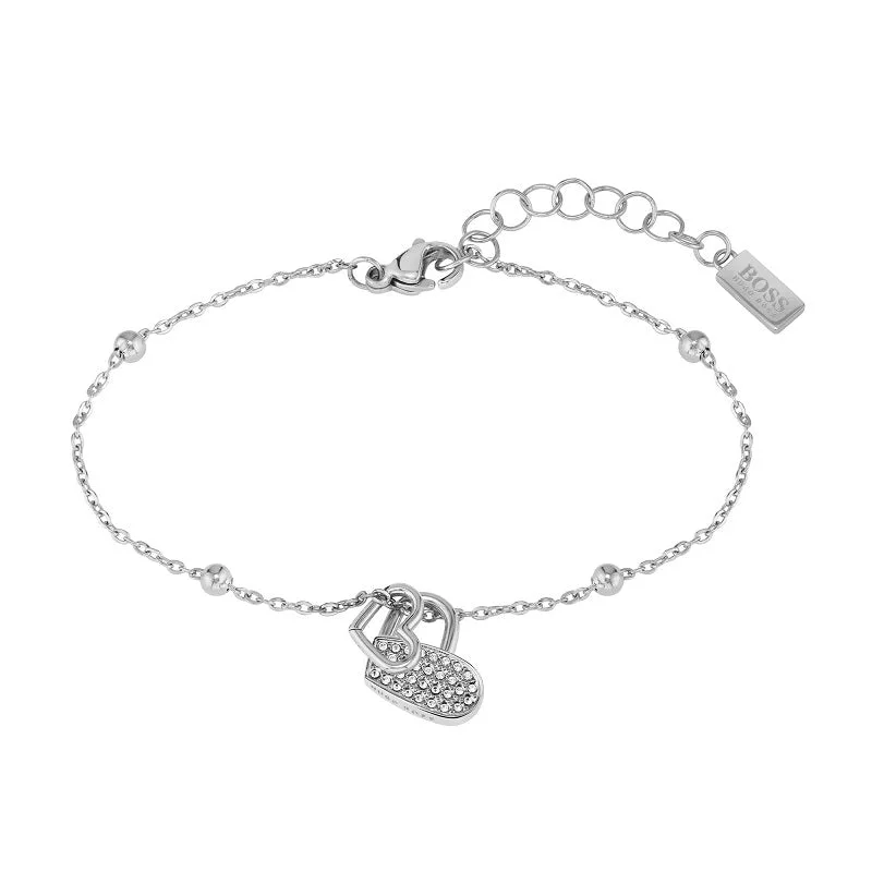 Boss Jewellery Soulmate Heart Charm Bracelet