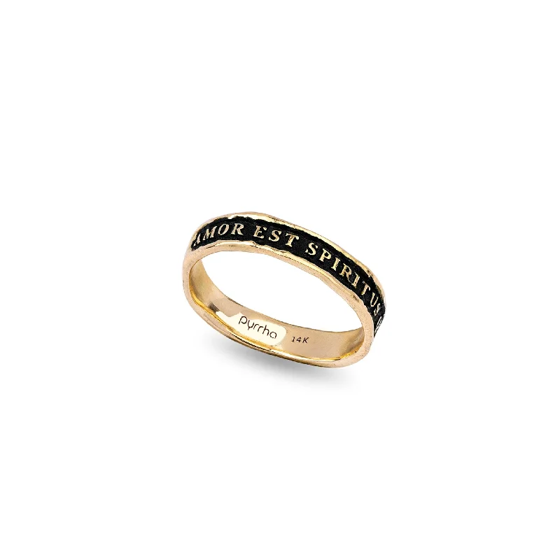 Women's Rings with Birthstones for a Personalized TouchLove Is the Breath that Sustains Us Narrow 14K Gold Textured Band Ring Women's Rings with Birthstones for a Personalized TouchLove Is the Breath that Sustains Us Narrow 14K Gold Textured Band Ring