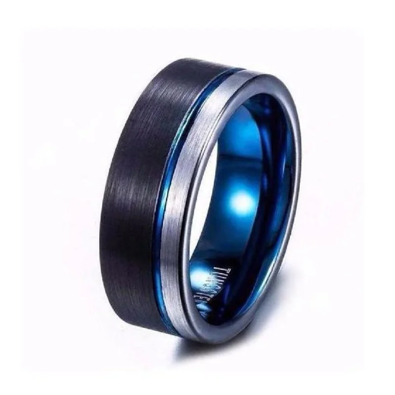 Men's Viking - inspired rings with ancient symbolsAura