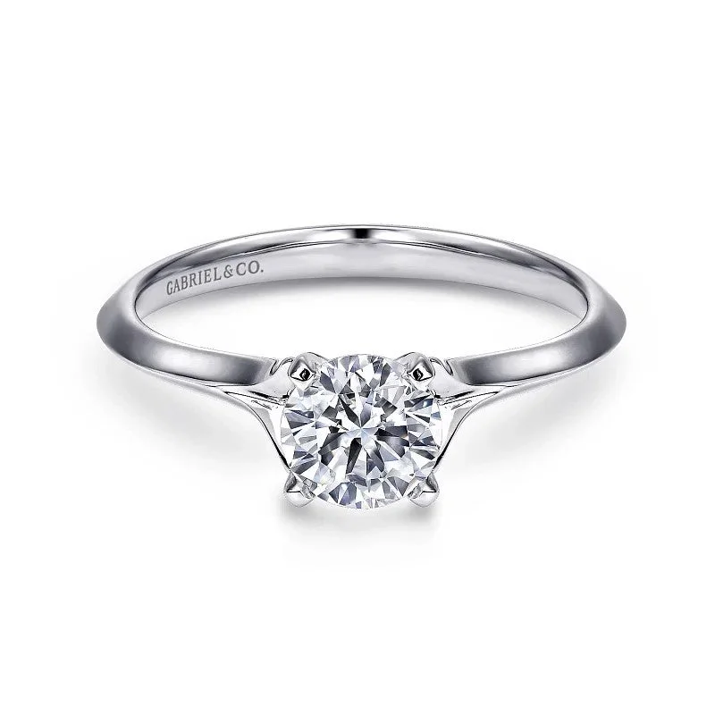 Men's Aquamarine Engagement Rings in 9K Gold with a Bezel - Set StoneEllis - 14K White Gold Round Diamond Engagement Ring (Setting Only) Men's Aquamarine Engagement Rings in 9K Gold with a Bezel - Set StoneEllis - 14K White Gold Round Diamond Engagement Ring (Setting Only)