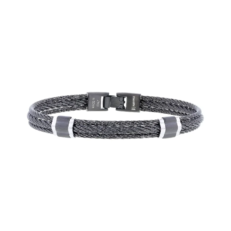 Men's Citrine Engagement Rings in Stainless Steel with a Stackable Band DesignAtlas Stainless Steel Bracelet Men's Citrine Engagement Rings in Stainless Steel with a Stackable Band DesignAtlas Stainless Steel Bracelet