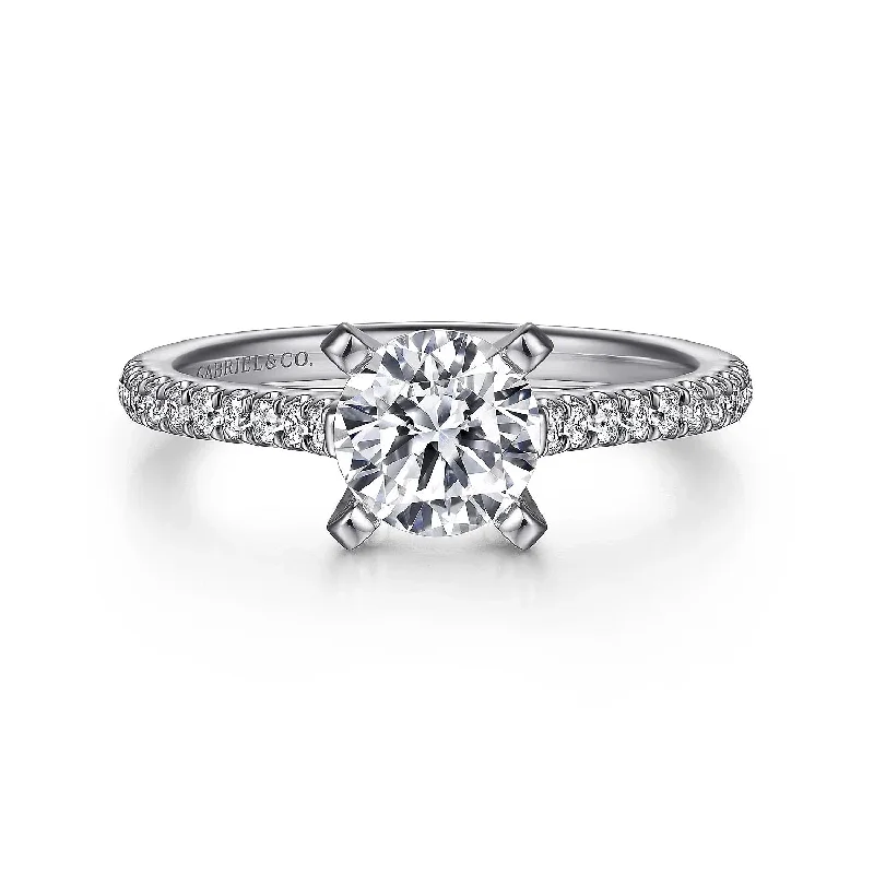 Men's Moonstone Engagement Rings in Silver - Plated Copper with a Celtic Knot PatternJoanna - 14K White Gold Round Diamond Engagement Ring Men's Moonstone Engagement Rings in Silver - Plated Copper with a Celtic Knot PatternJoanna - 14K White Gold Round Diamond Engagement Ring