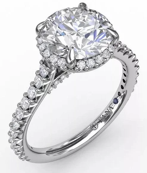 Men's Sapphire Engagement Rings in 18K White Gold with Pave Diamond AccentsContemporary Round Diamond Halo Engagement Ring Men's Sapphire Engagement Rings in 18K White Gold with Pave Diamond AccentsContemporary Round Diamond Halo Engagement Ring