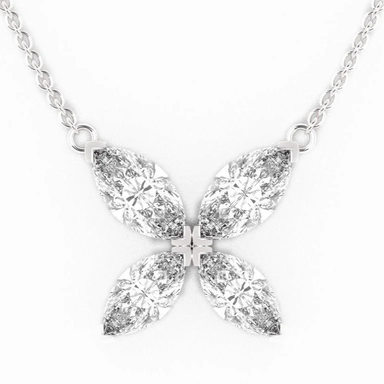 Women's Diamond Rings with Amethyst and Diamond Combinations for a Purple - Hued EleganceFairtrade White Gold Lab Diamond Petal Pendant Women's Diamond Rings with Amethyst and Diamond Combinations for a Purple - Hued EleganceFairtrade White Gold Lab Diamond Petal Pendant